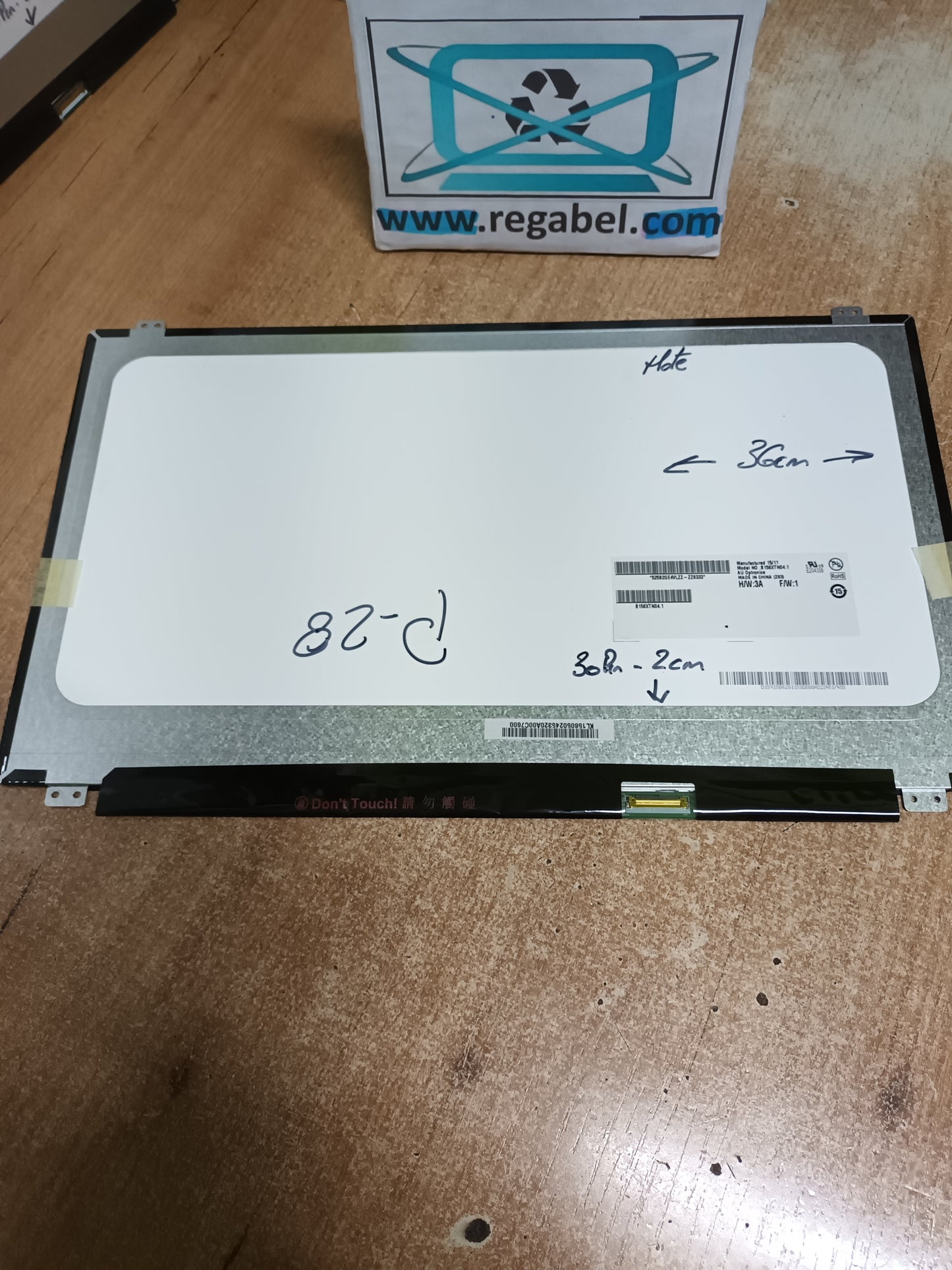 B156XTN04.1, pantalla de portatil (ref-28)