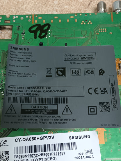 BN94-16448X, de Samsung QE50Q60AAU, (sku-98)
