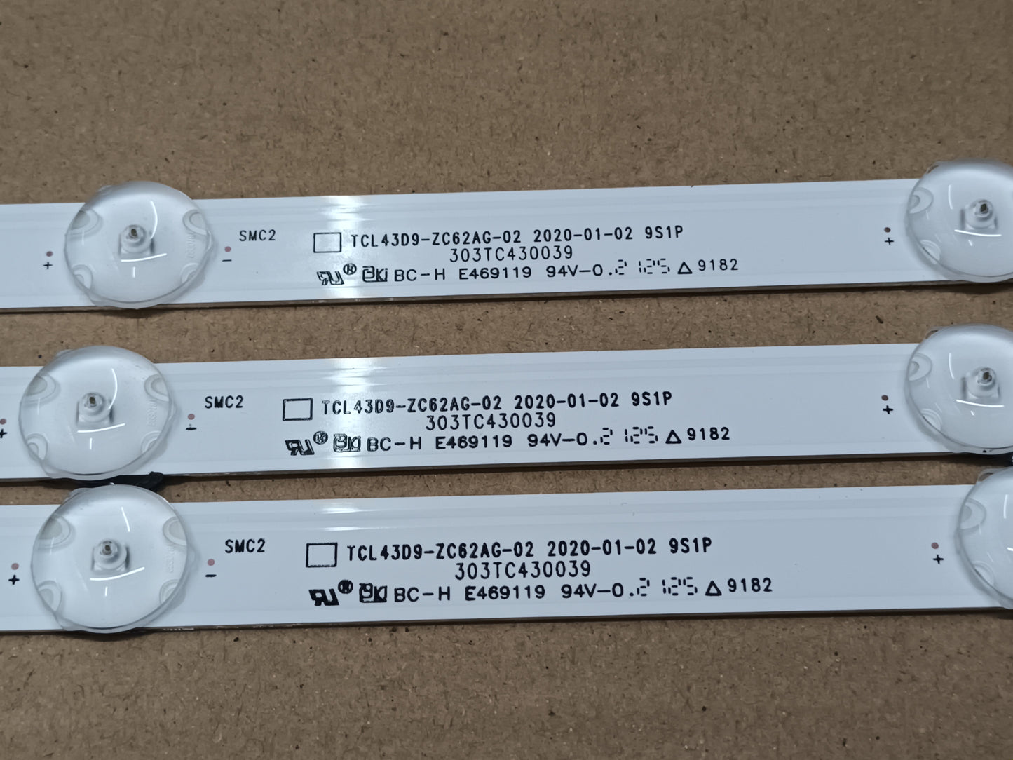 OK ODL 43950UT-TFB, KIT TIRAS LED