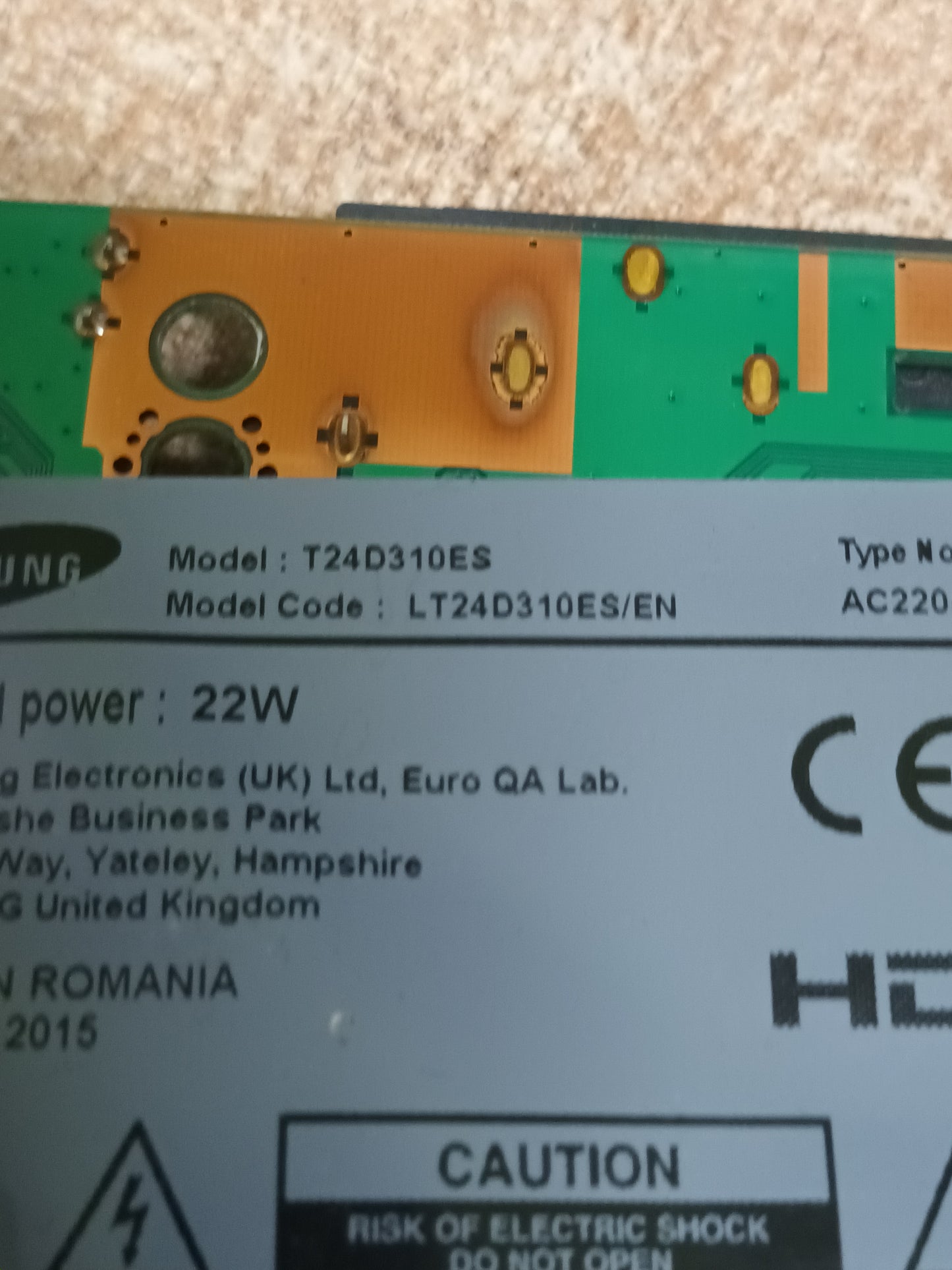BN94-07809F, de Samsung T24D310ES
