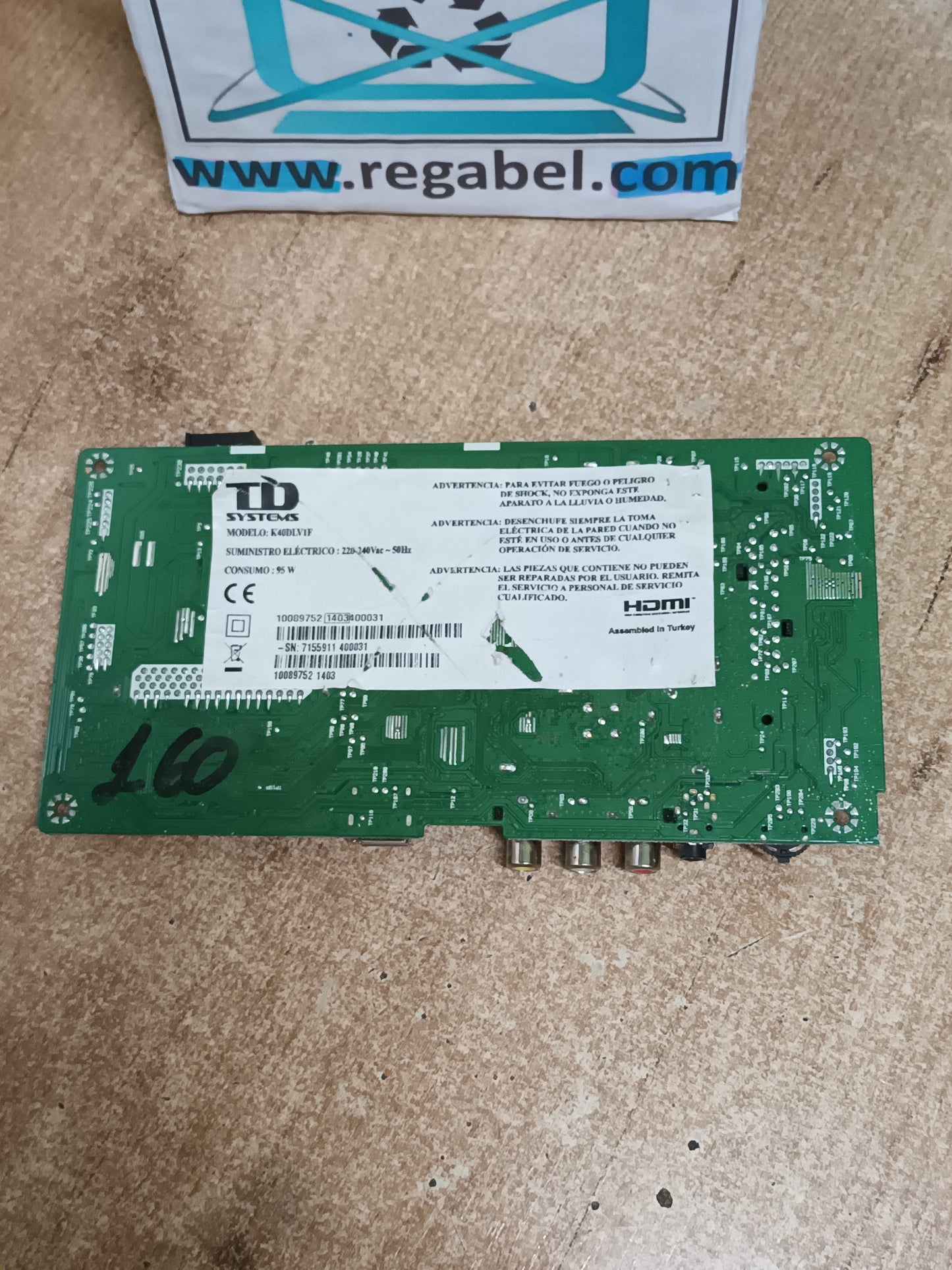 17MB182S, de TD SYSTEMS K40DLV1F