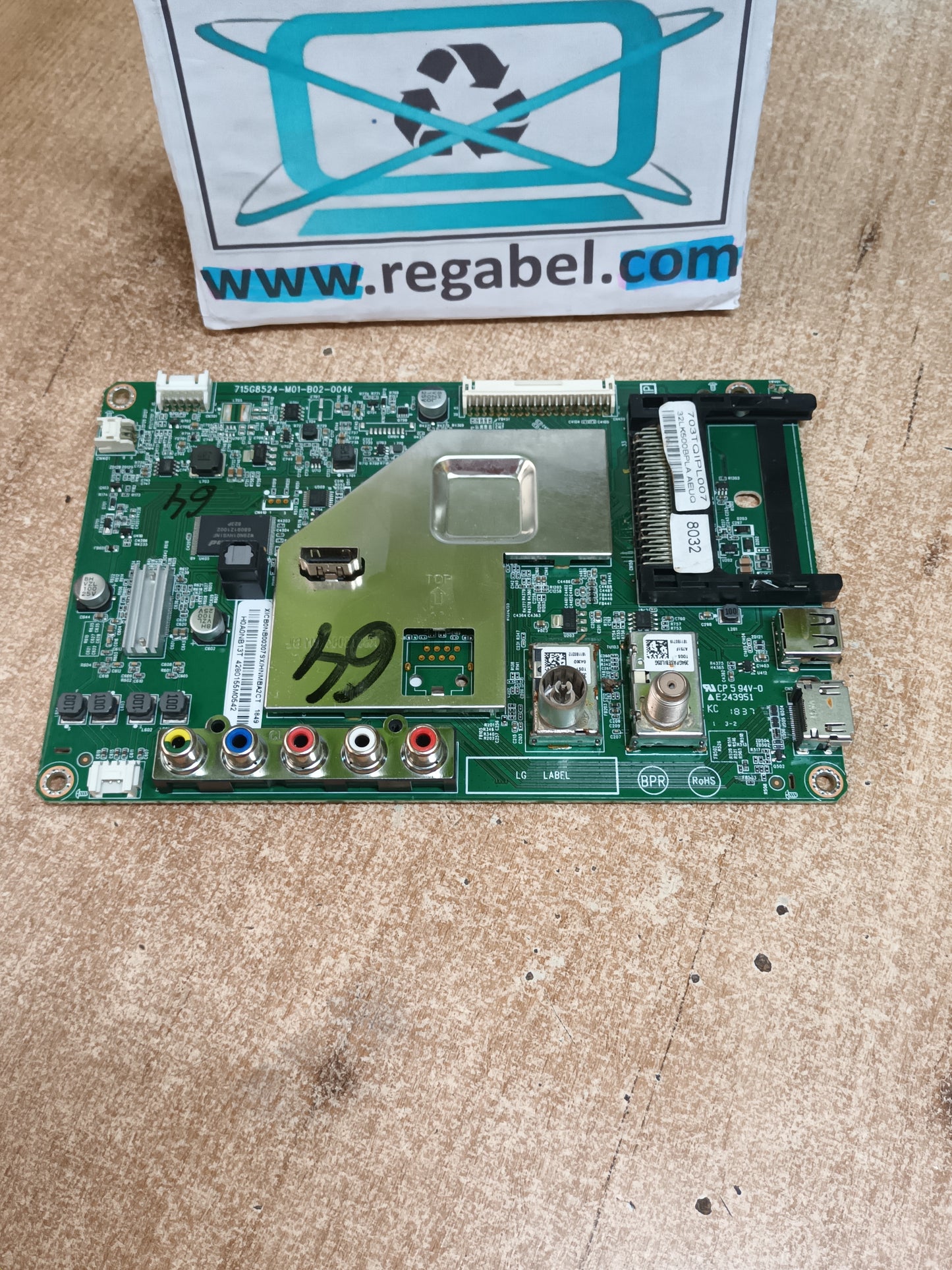 715G8524-M01-B02-004K, de LG32LG500BPLA