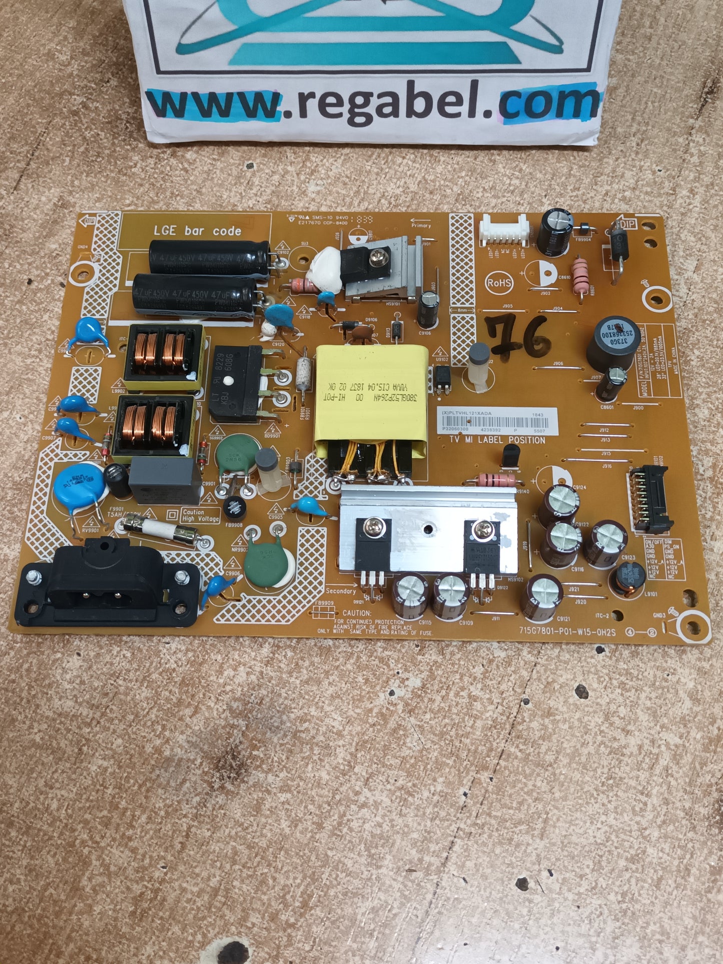715G7801-P01-W15-0H2S, de LG32LK500BPLA