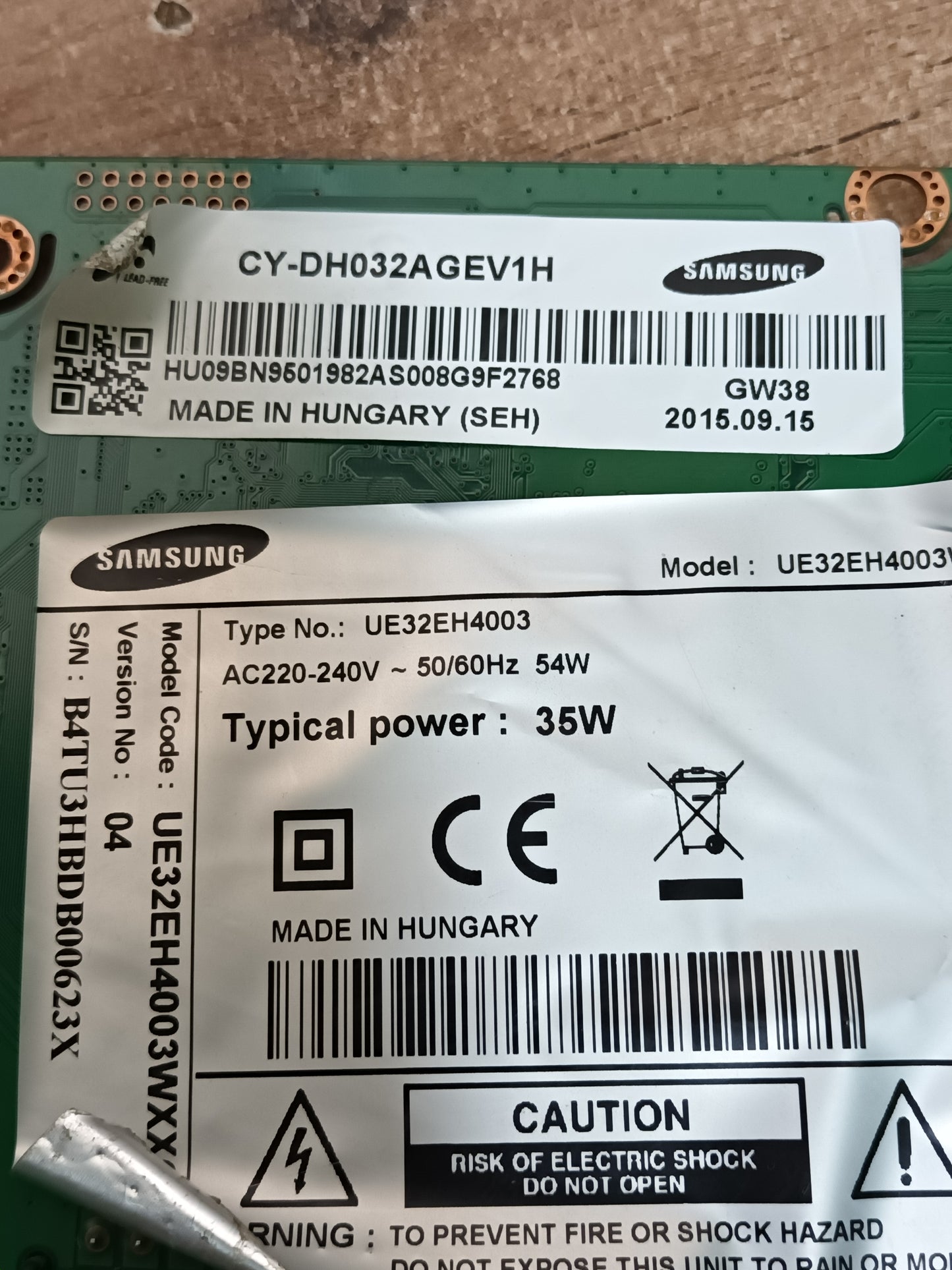 BN44-00664A, de SAMSUNG UE32EH4003W