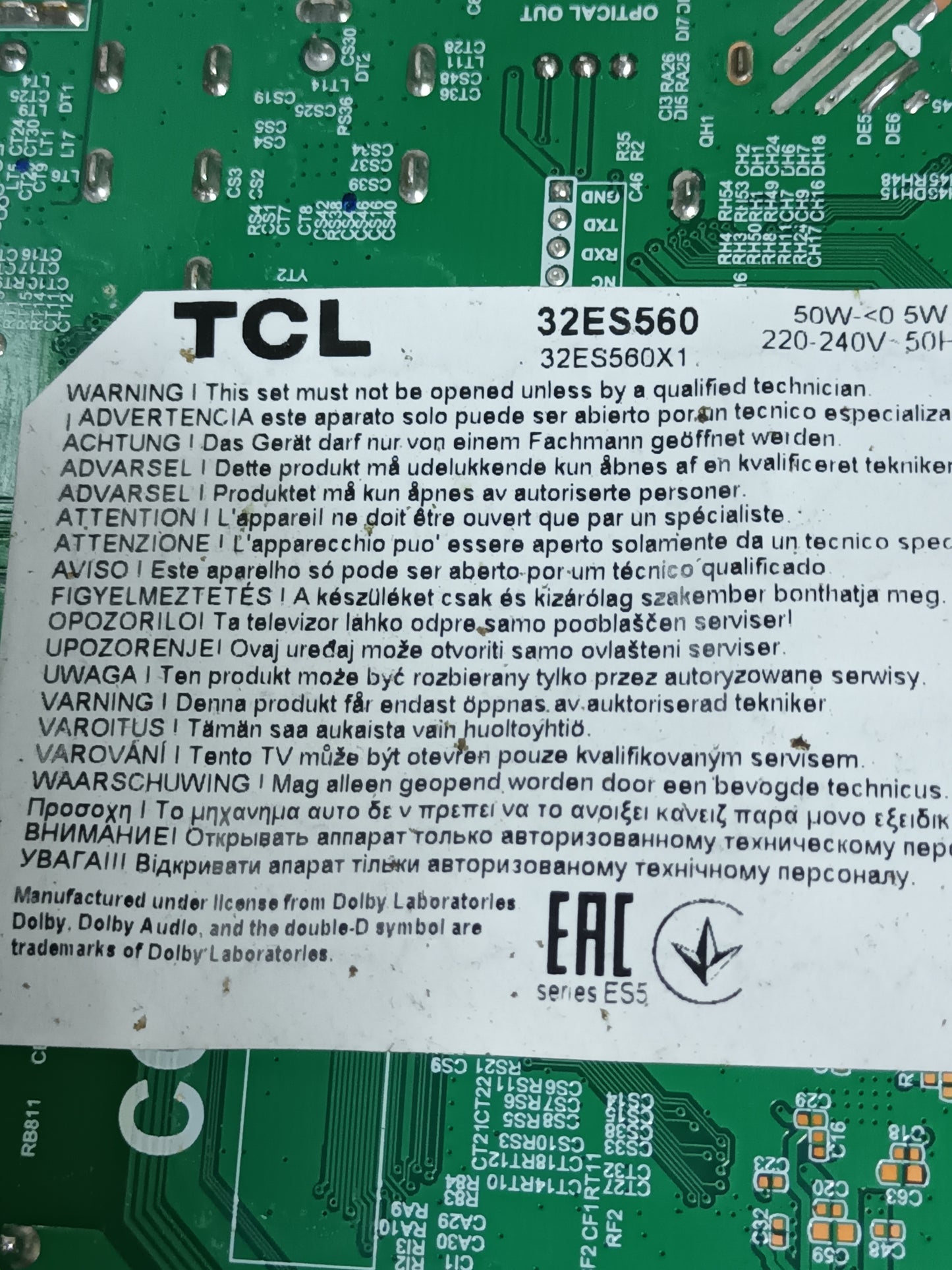 soporte, pies de TCL 32ES560,