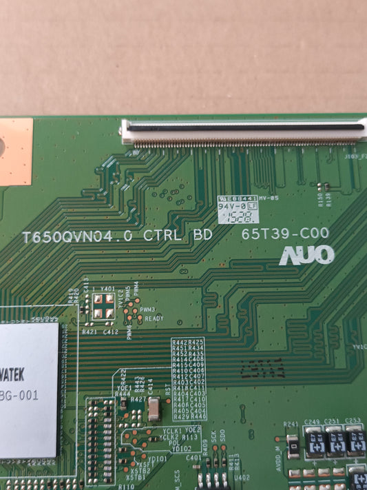 T650QVN04.0 CTRL BD - 65T39-C00, de SONY KD-65X8508C