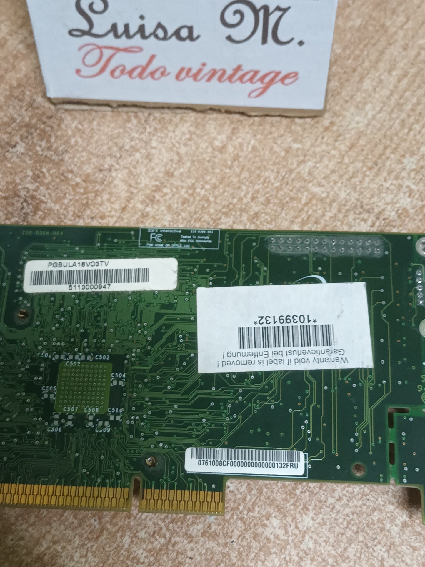 Voodoo 3 3000 AGP 3DFX Tarjeta Gráfica