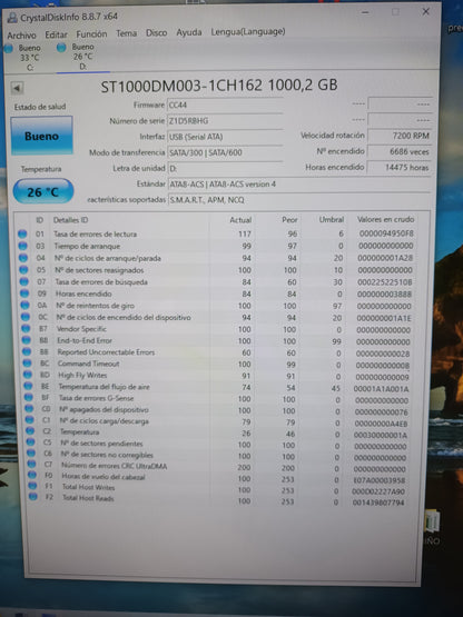 disco hdd 1tb, 3.5, seagate, con informe