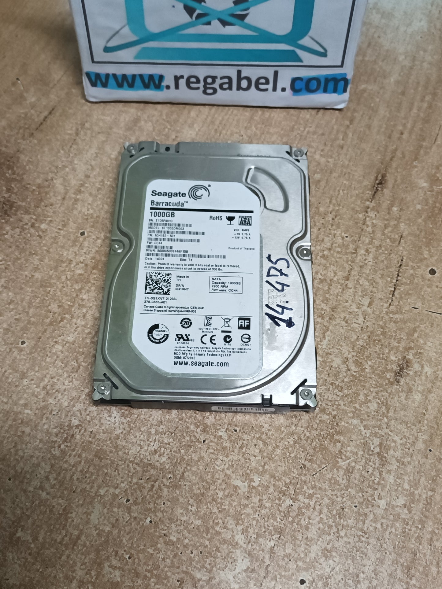 disco hdd 1tb, 3.5, seagate, con informe