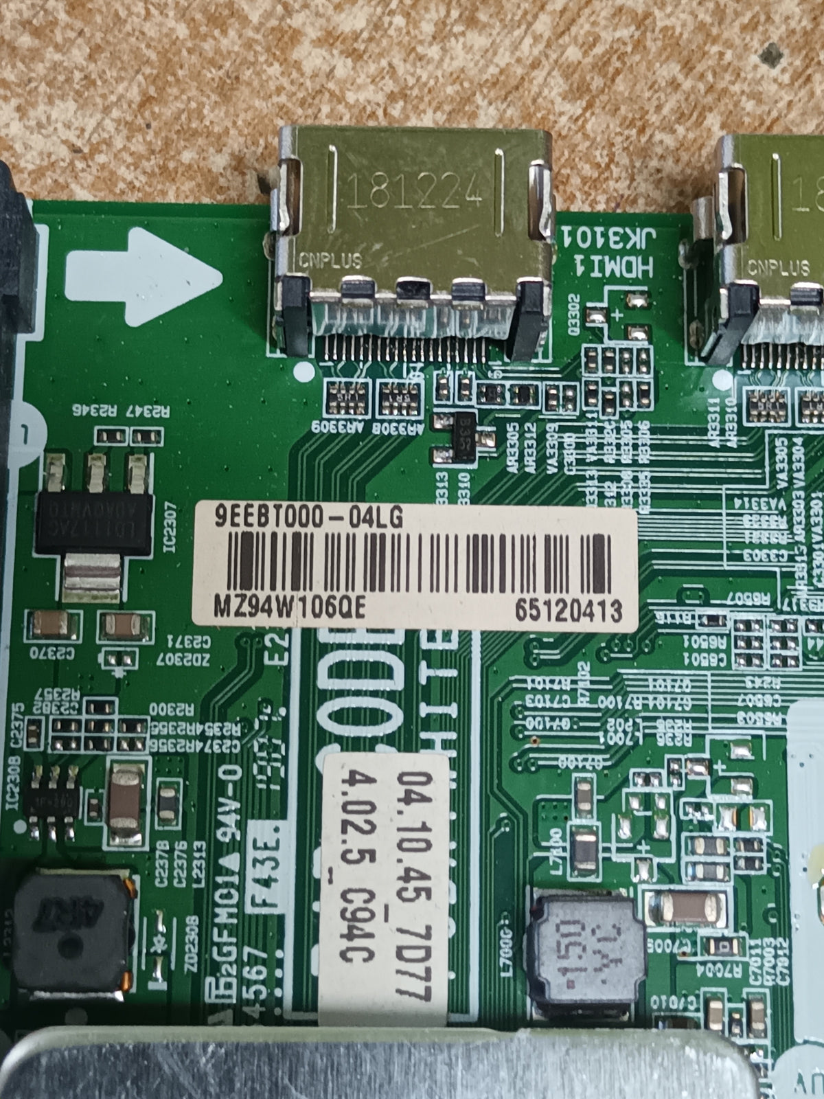 EAX67872805(1.1), de LG43UK6400PLF, EBT65120413,