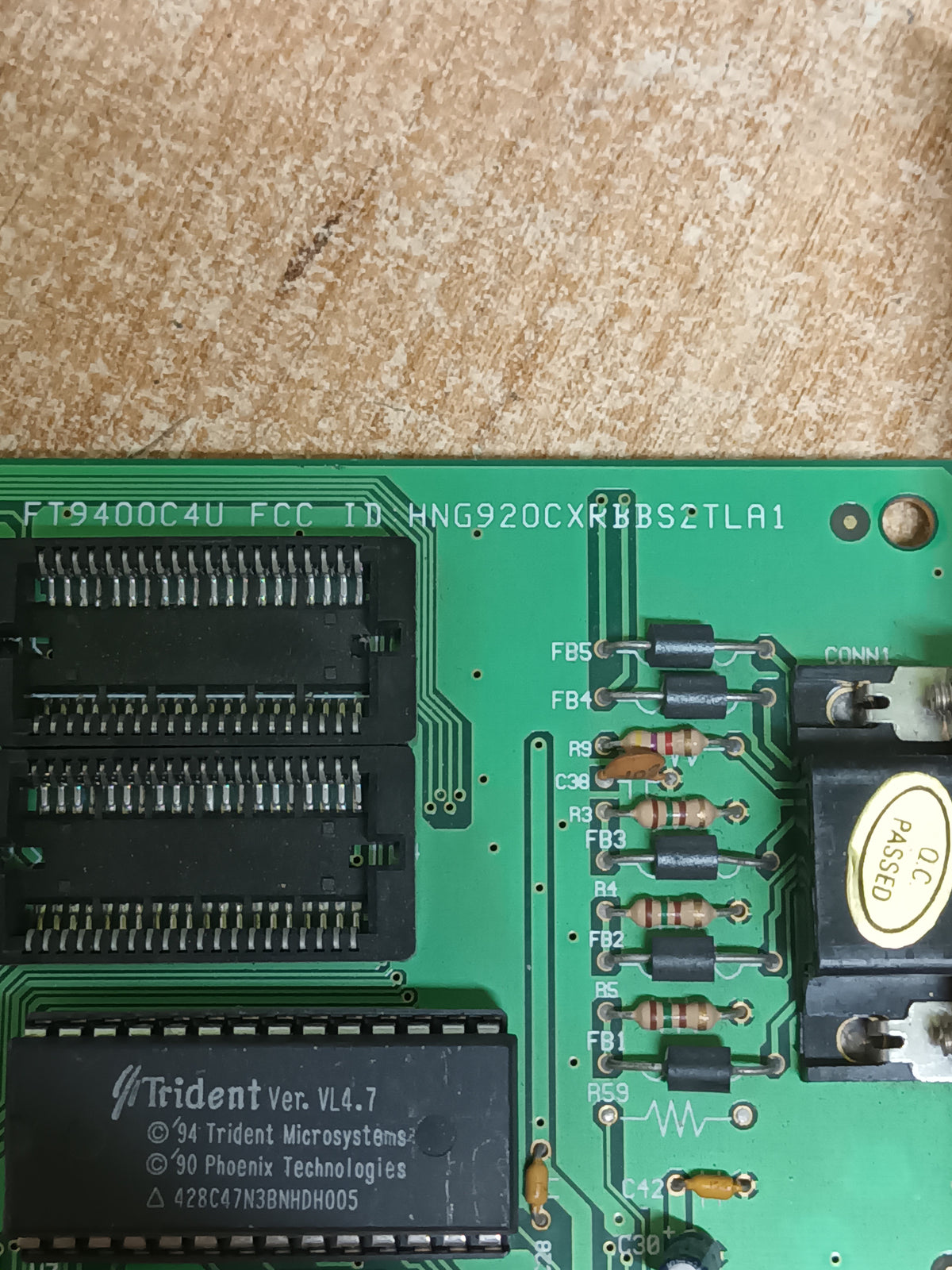 tarjeta grafica, trident tgui9400cxi isa