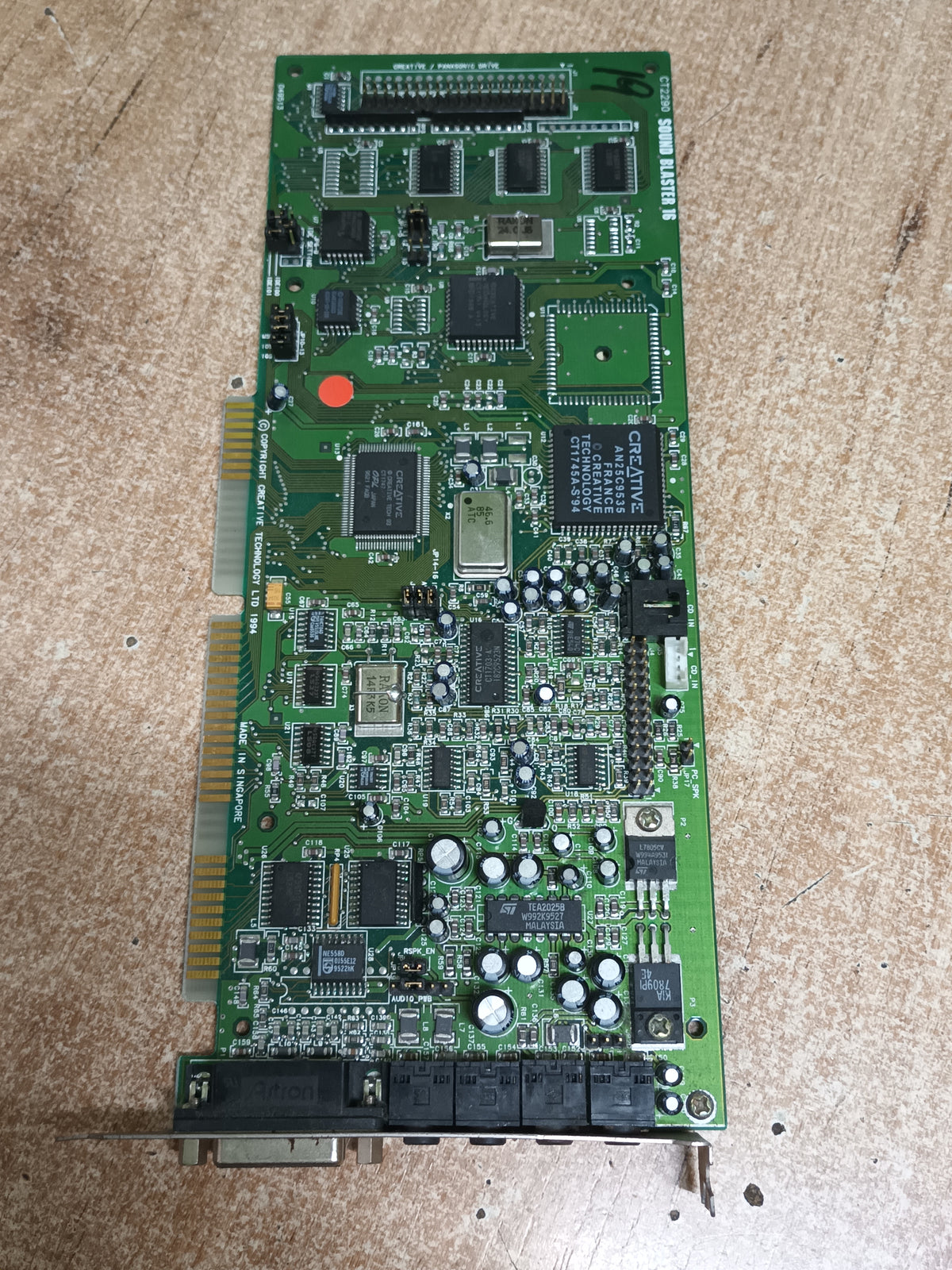 Creative Sound Blaster 16 CT2290 ISA 16 bit