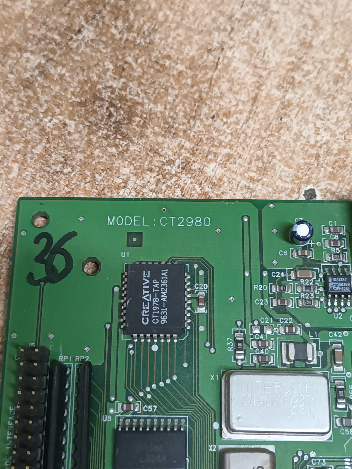 Tarjeta de sonido Creative Labs Sound Blaster CT2980