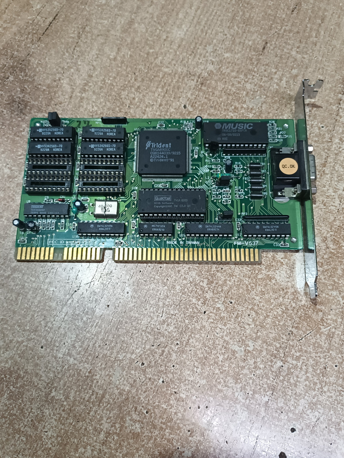 tarjeta gráfica Trident TVGA8900C, SVGA de 16 bit