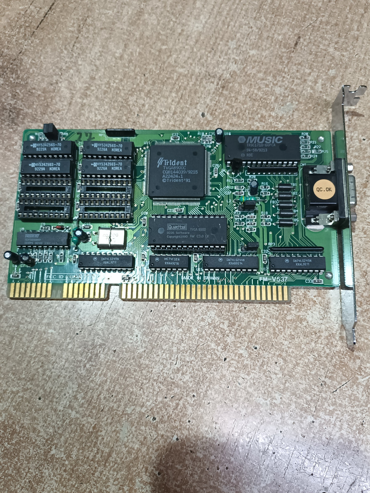 tarjeta gráfica Trident TVGA8900C, SVGA de 16 bit