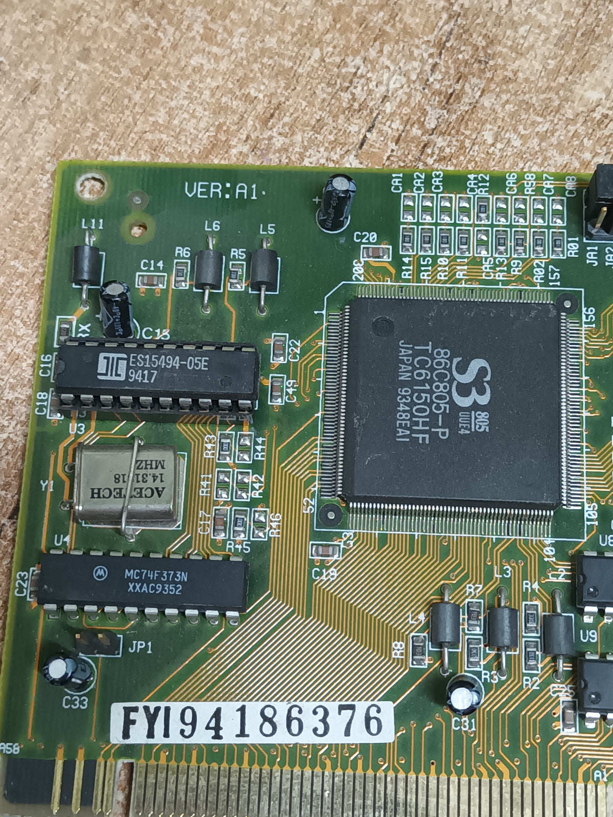tarjeta gráfica VGA VESA VINTAGE "S3 86C805-P