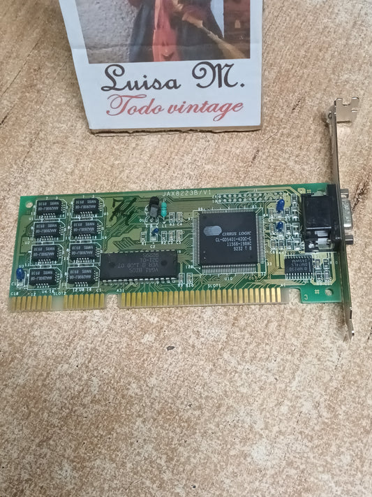 Tarjeta gráfica ISA con chip Cirrus Logig