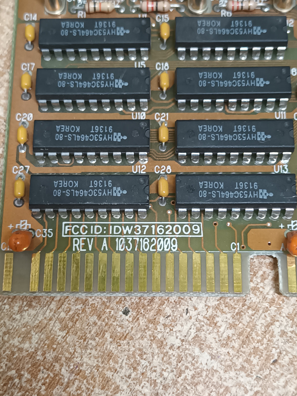 tarjeta grafica oak OTIVGA 3716, ISA 16 bit,