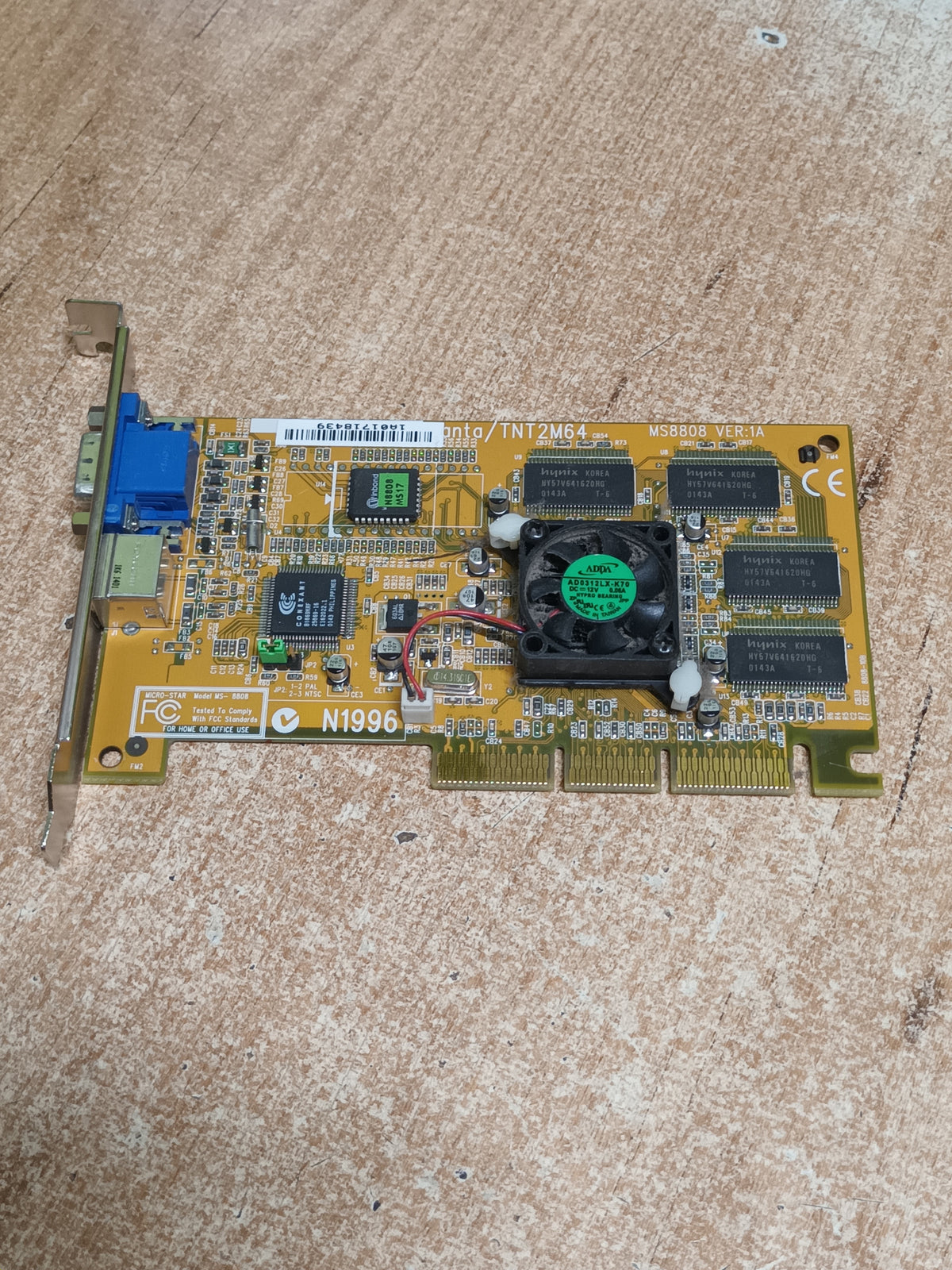Tarjeta Gráfica MSI TNT2 M64 Ref.ms 8808