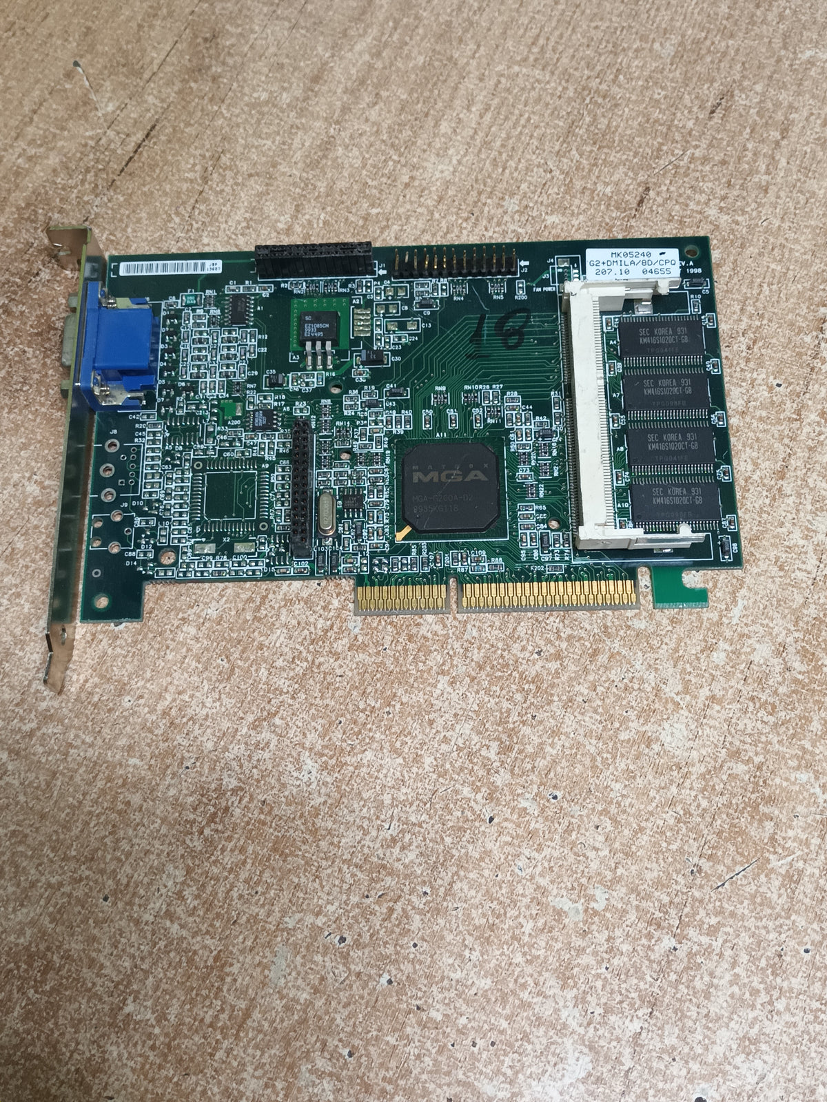 Tarjeta grafica MGI MK05240 G2+DMILA/8D, agp