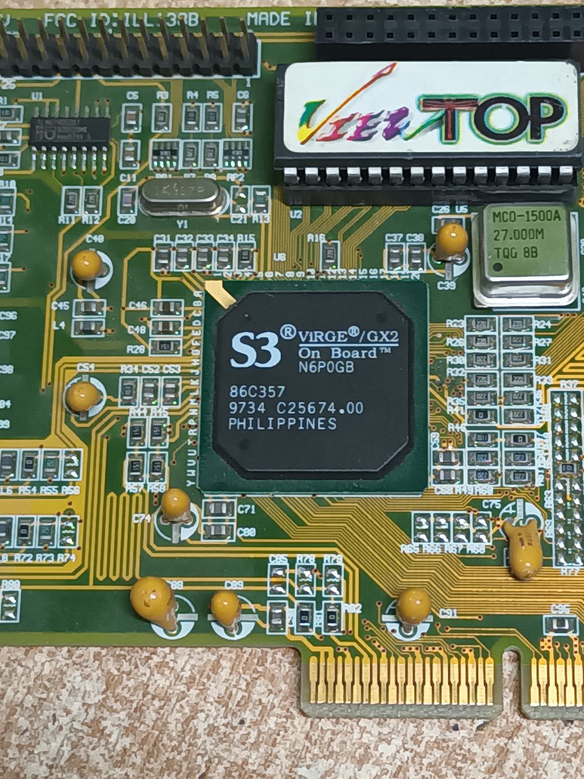 Tarjeta gráfica Retro Vintage VGA S3 Virge GX2 AGP