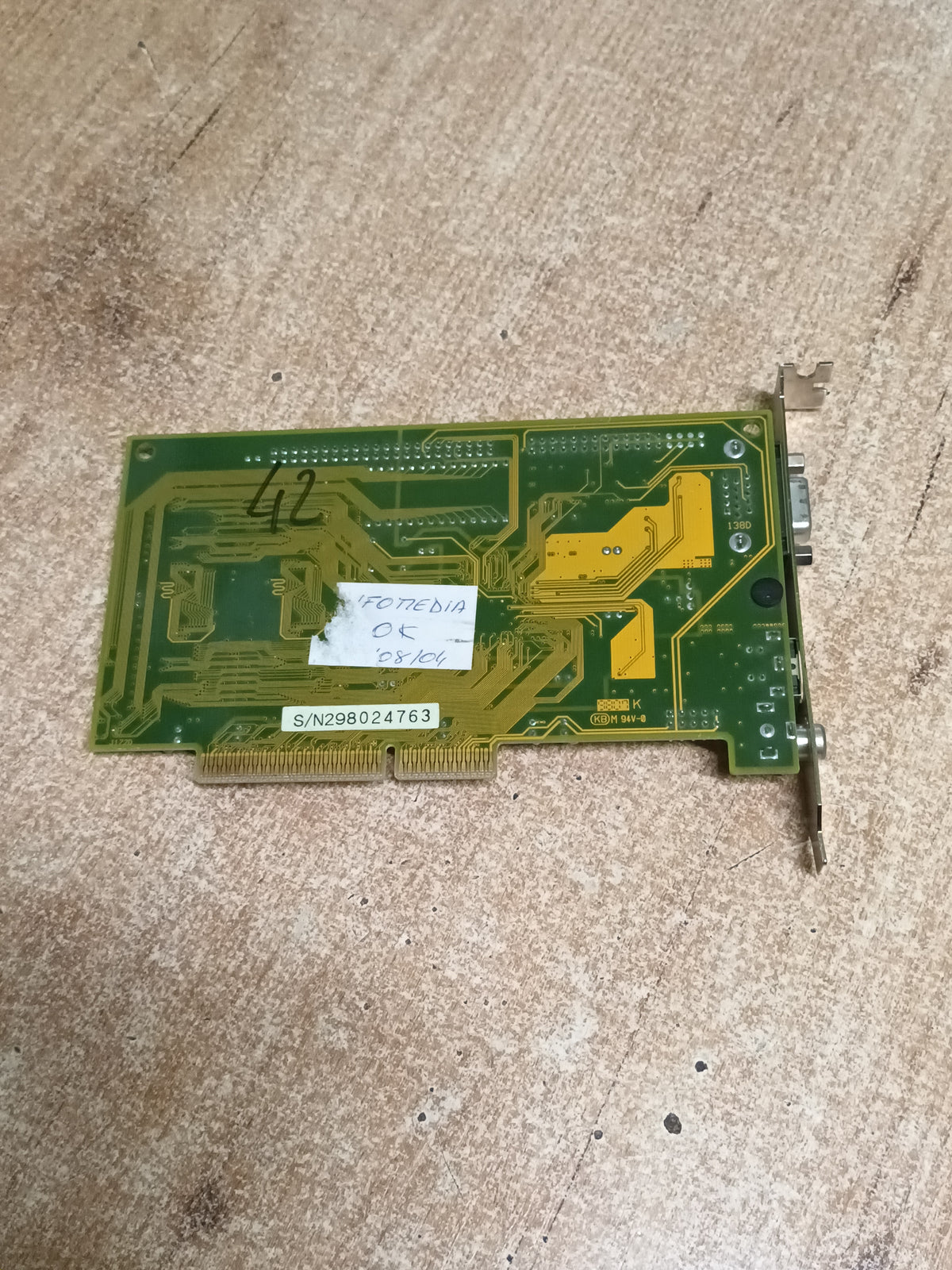 Tarjeta gráfica Retro Vintage VGA S3 Virge GX2 AGP
