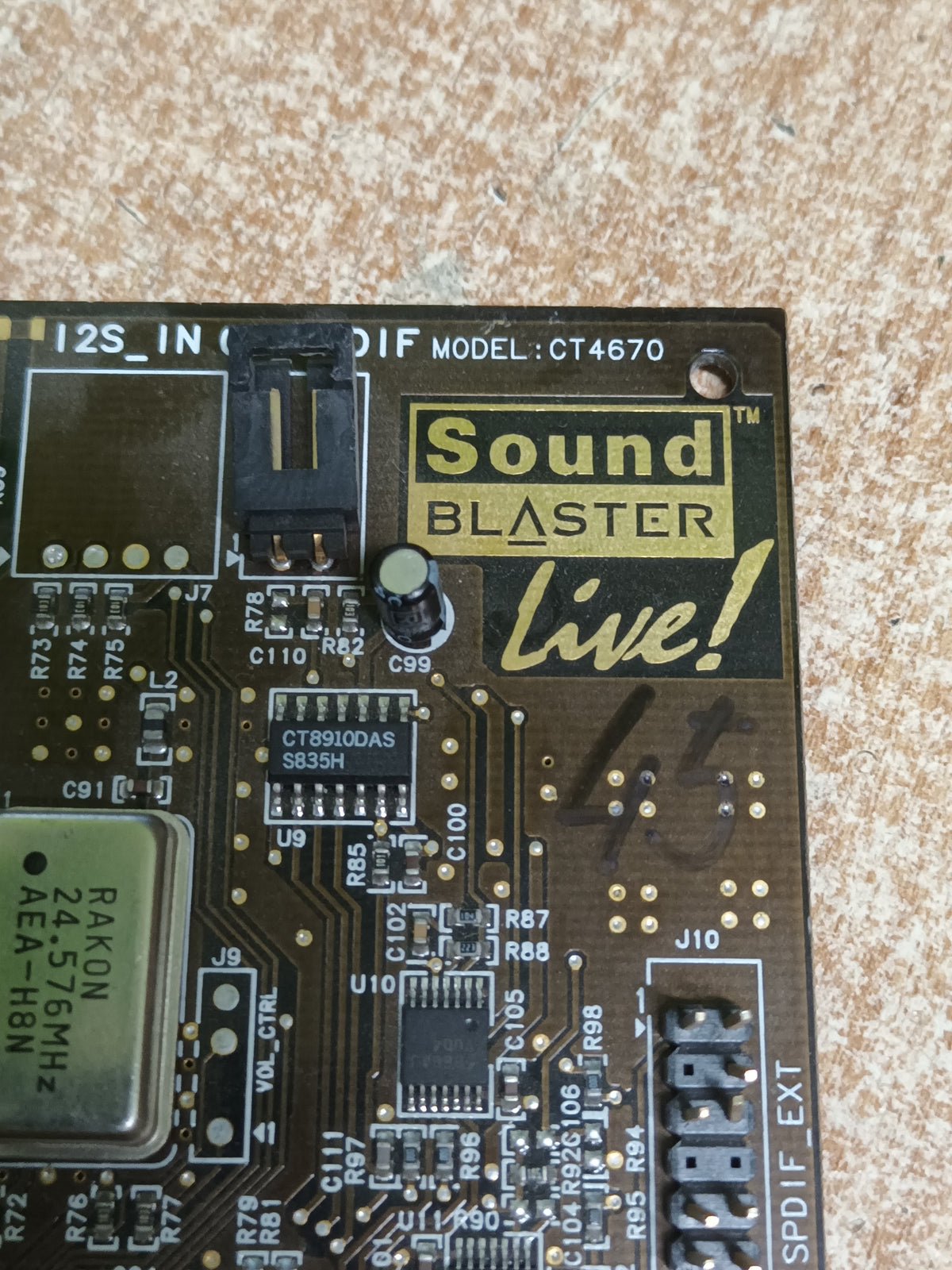tarjeta de sonido SOUND BLASTER CT4670