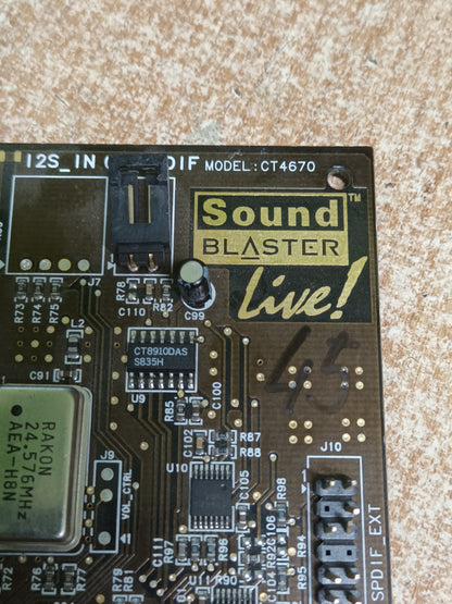 tarjeta de sonido SOUND BLASTER CT4670
