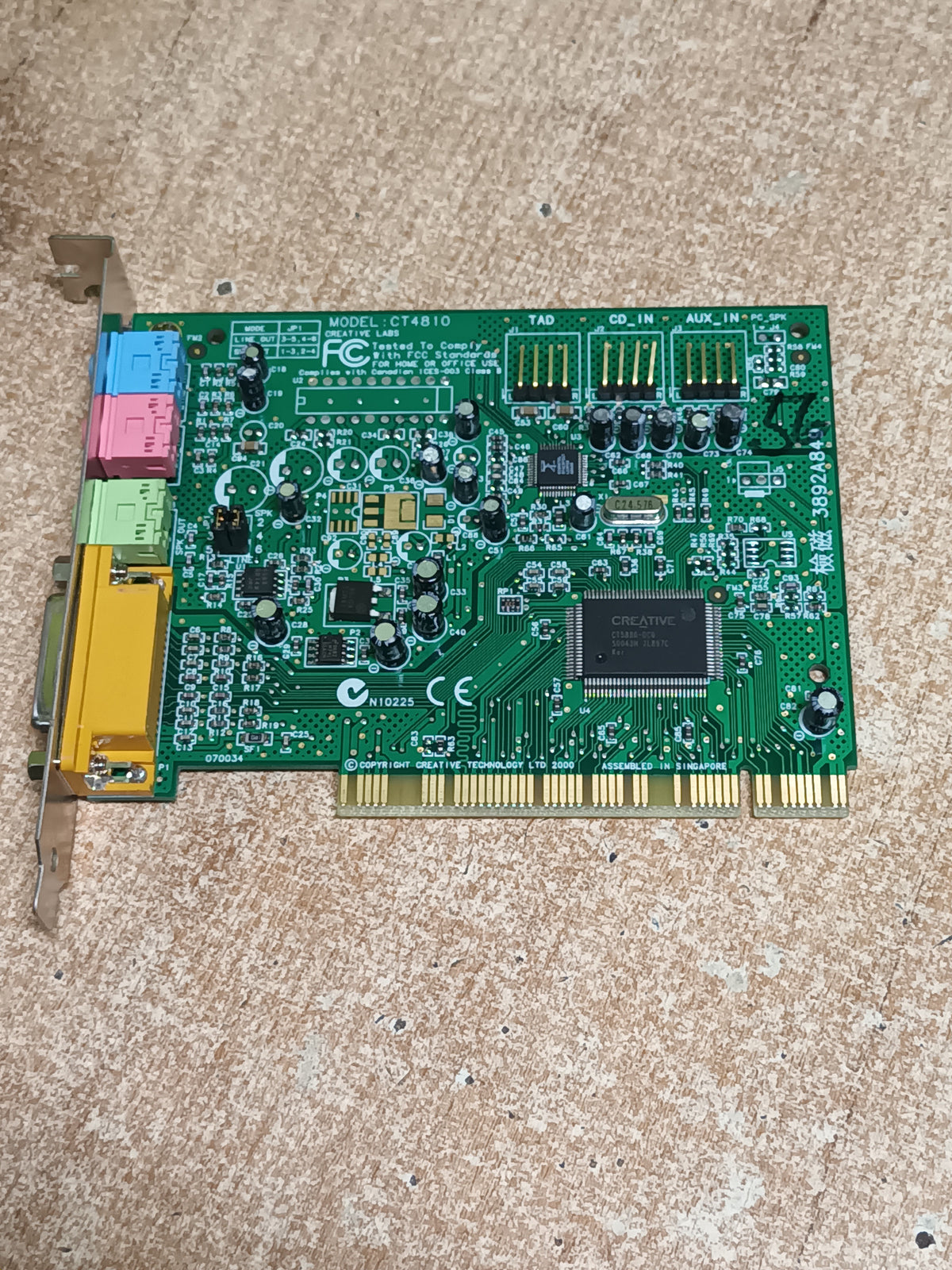 tarjeta de sonido SOUND BLASTER CT4810