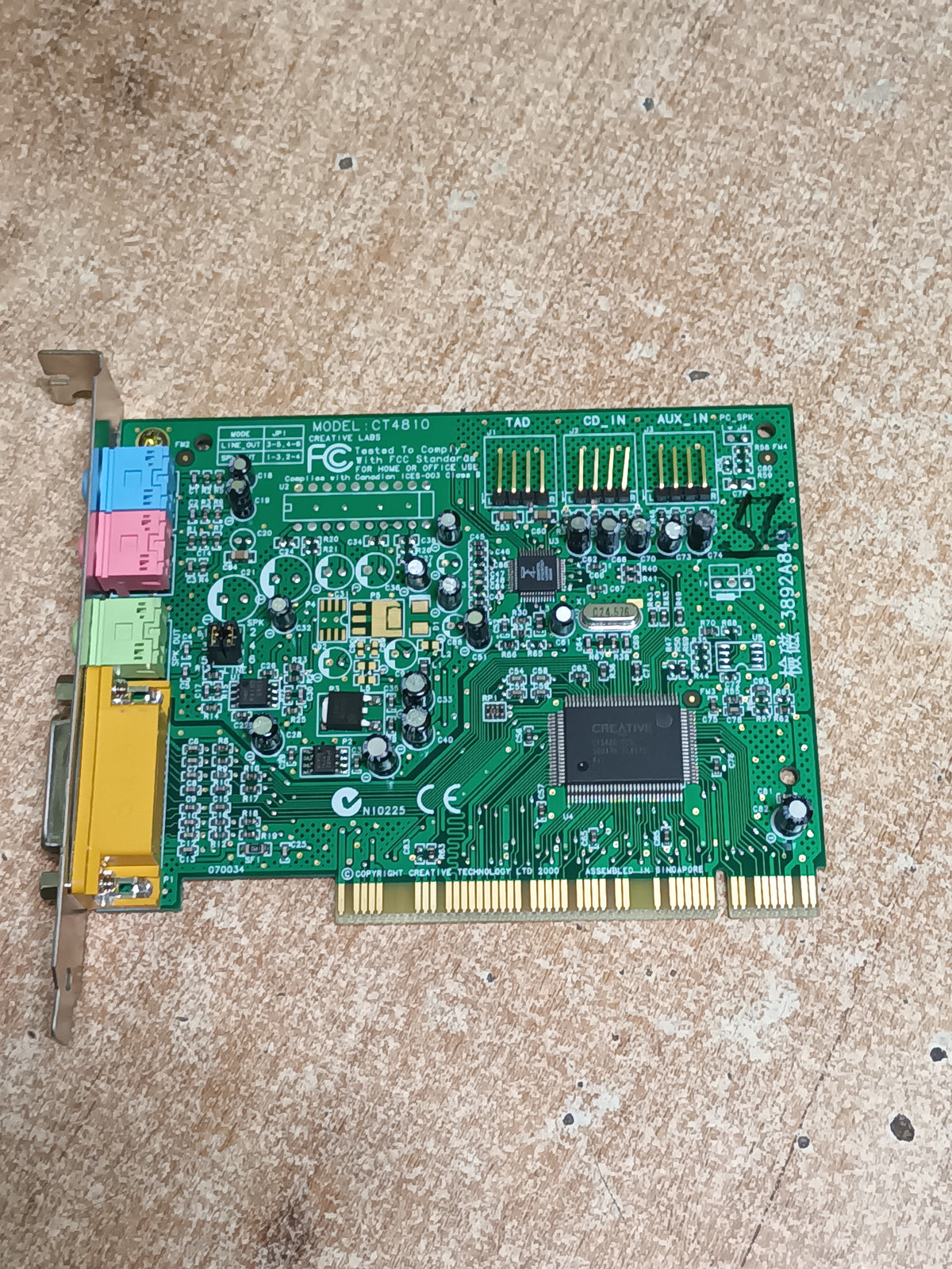 tarjeta de sonido SOUND BLASTER CT4810
