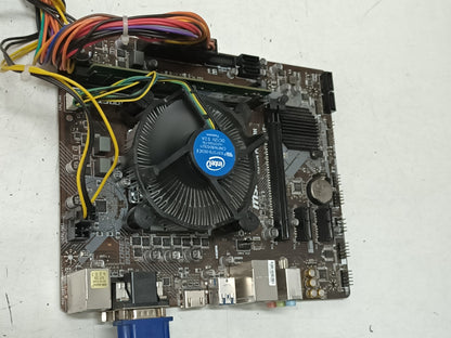 placa base MSI H310M PRO-VDH, procesador PENTIUM GOLD G5500, 380Ghz y 4GB