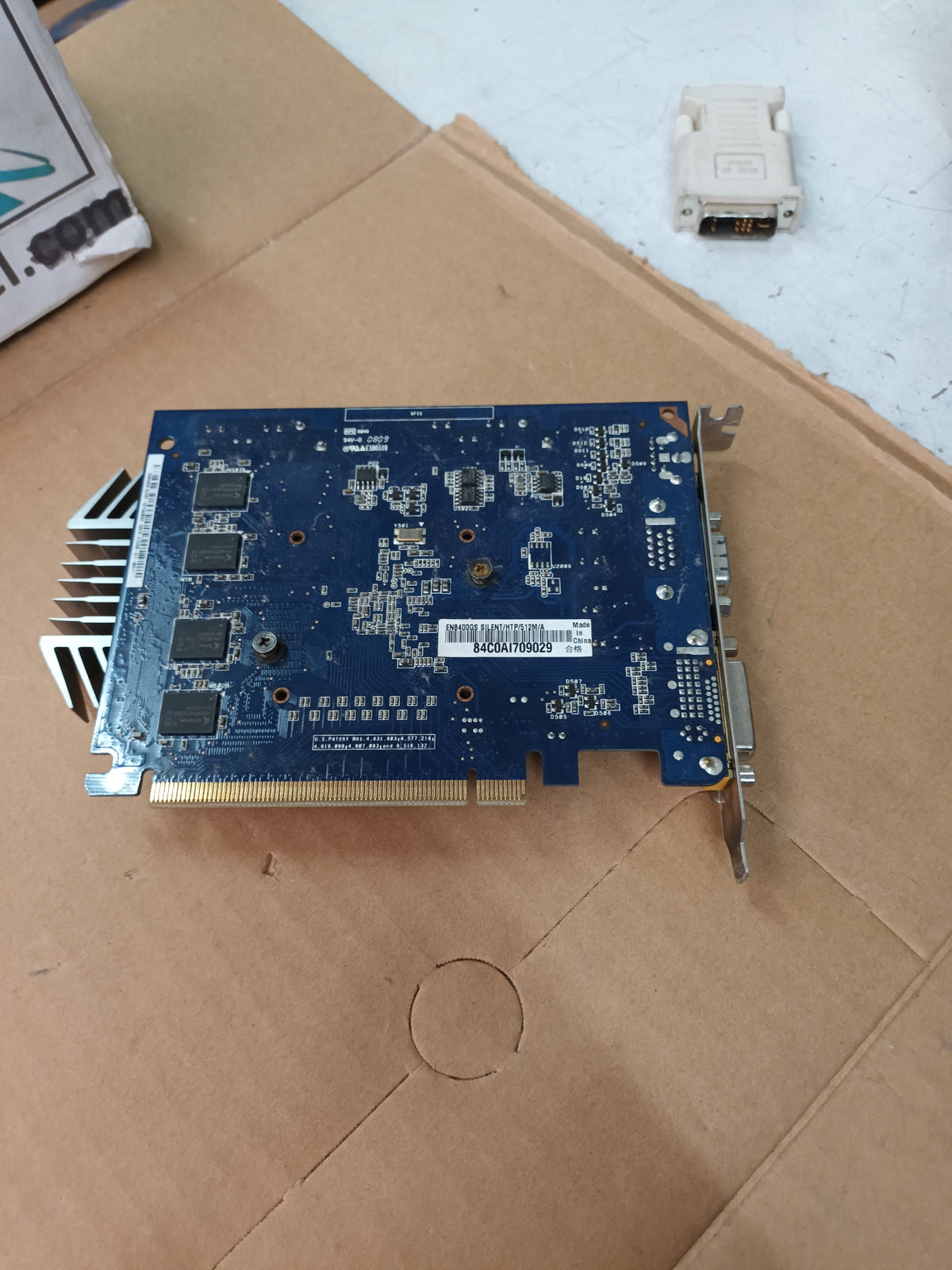 TARJETA GRAFICA ASUS NVIDIA EN8400GS SILENT 512MB