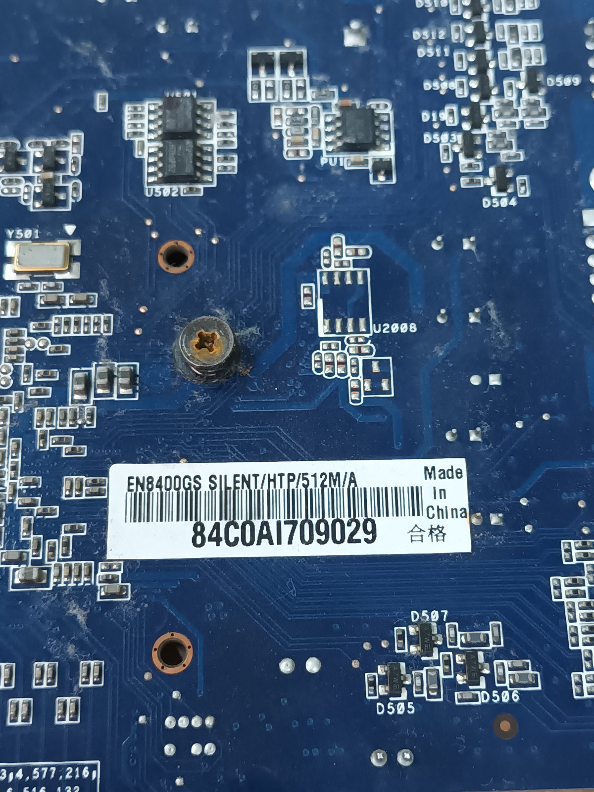 TARJETA GRAFICA ASUS NVIDIA EN8400GS SILENT 512MB