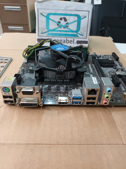 placa base MSI H310M PRO-VDH, procesador PENTIUM GOLD G5500, 380Ghz y 4GB
