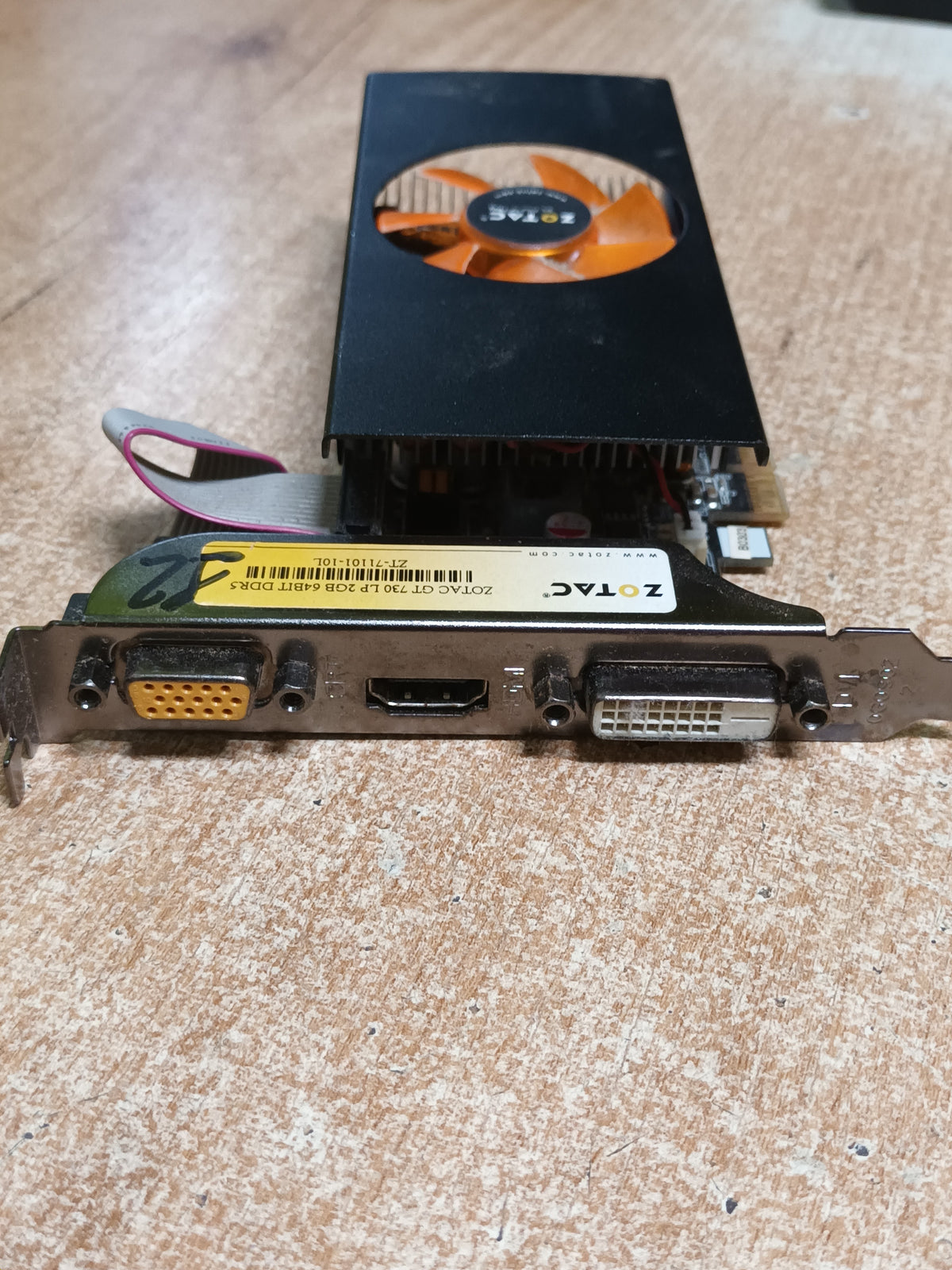tarjeta grafica zotac gt 730 lp 2gb 64bit ddr5