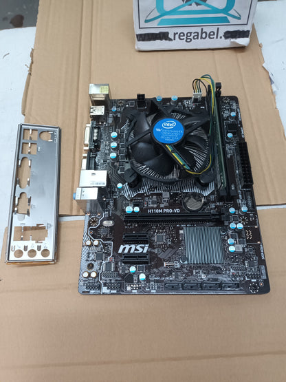 placa base MSI H110M PRO-VD+ PENTIUM. G4400+ 4 RAM