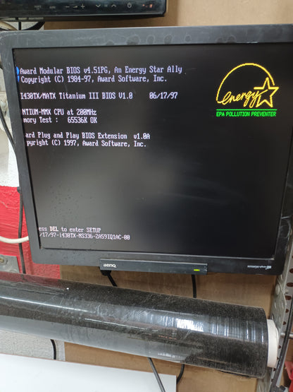 N-41, placa base, P514I 430TX MAIX TITANIUN III, P MMX, 200Mh