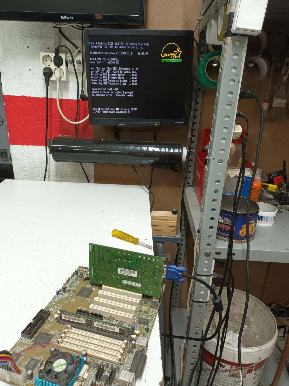 N-41, placa base, P514I 430TX MAIX TITANIUN III, P MMX, 200Mh