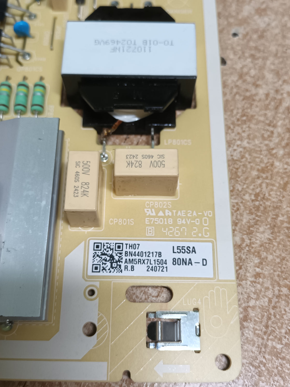 BN44-01217B, de SAMSUNG TQ55QN88DBT, NUEVA