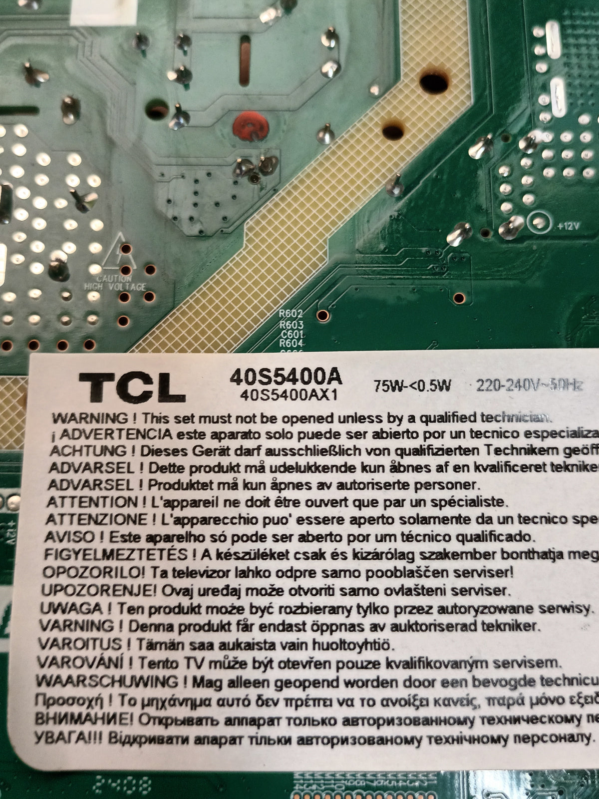 soporte, pies de TCL 40S5400A