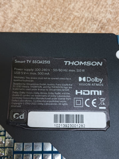 EL.MT9602PRO-FG95, de THOMSON 55QA2S13 SMARTV
