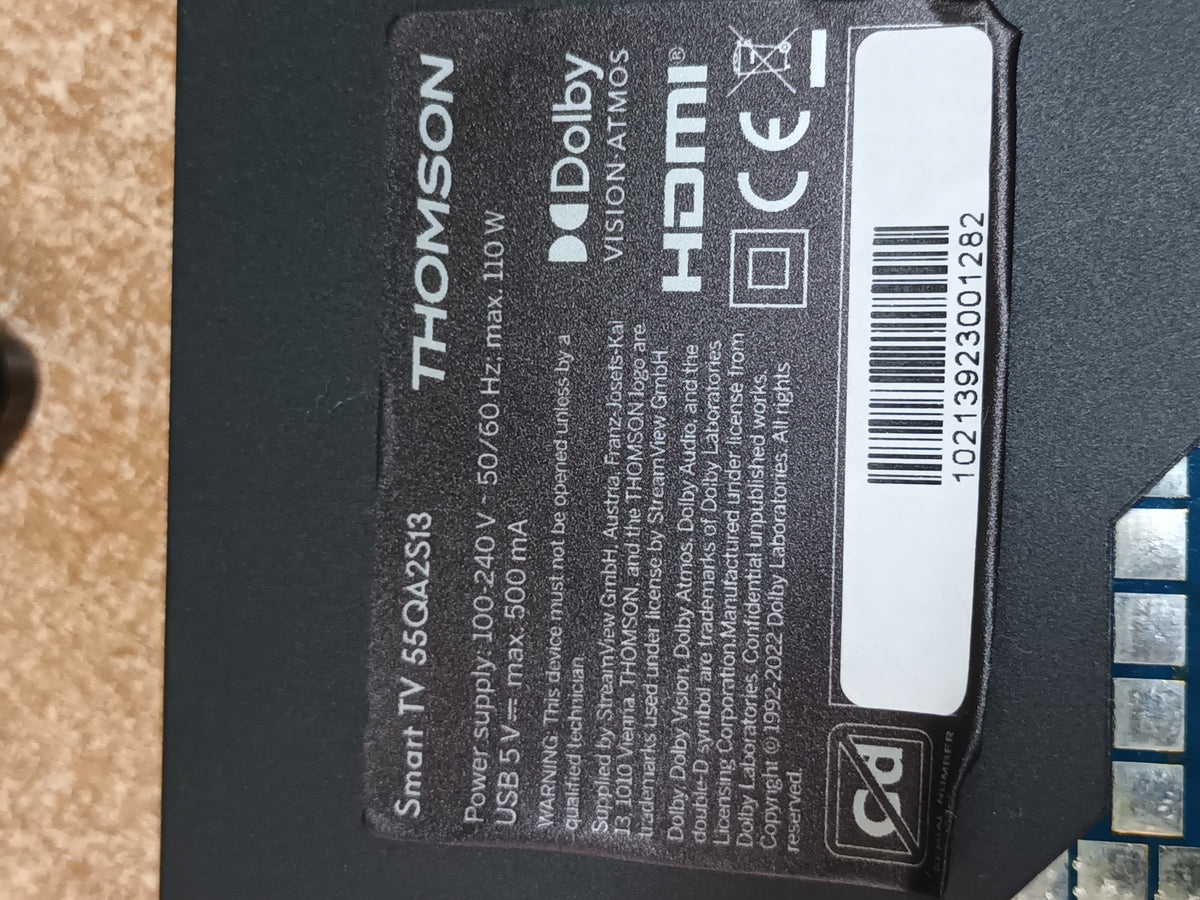 MANDO TV THOMSON SMARTV 55QA2S13, original