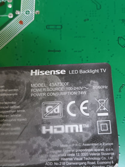 RSAG7.820.10443/R0H, de HISENSE 43A7300F