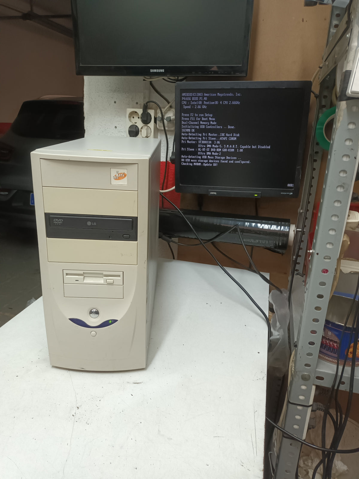 n-13, PC Retro, y Pentium 4, 2.66MHZ, con LUBUNTU