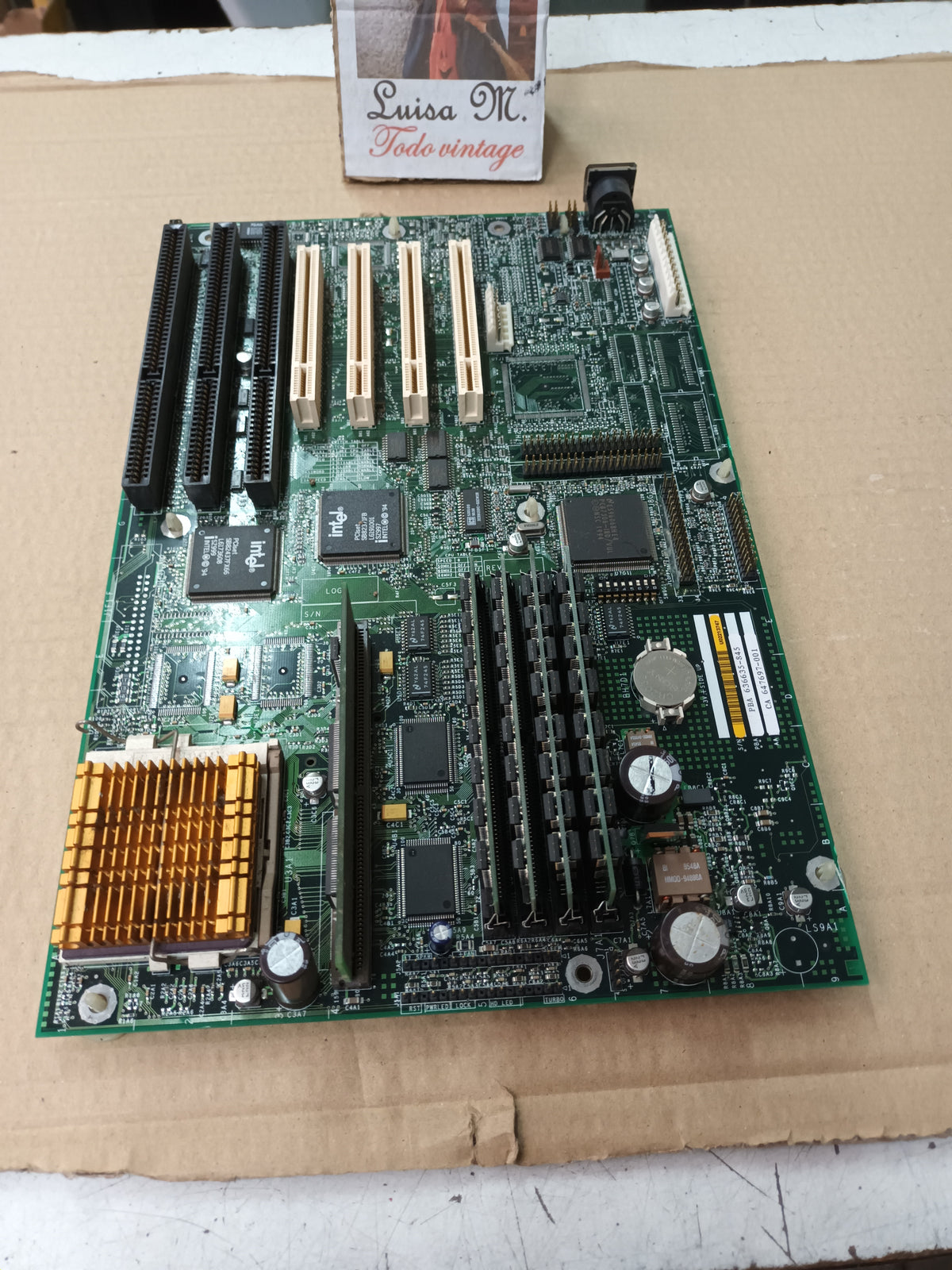 PLACA BASE INTEL 636635-845 647697-001 SOCKET 7 SIMM PCI ISA