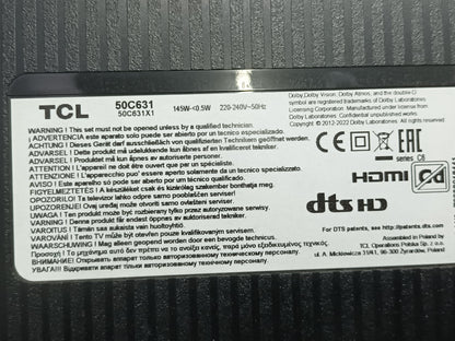 Kit Tiras LED de TCL 50C631, (SKU-231)