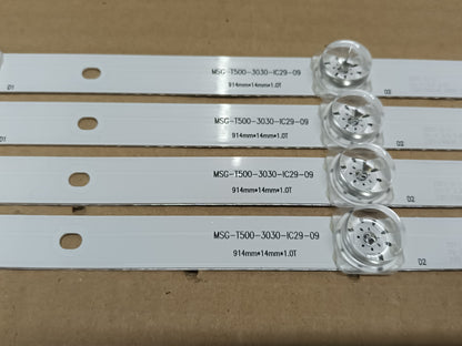 KIT 4 tiras de retroiluminación de TD SYSTEMS K50DLG12US