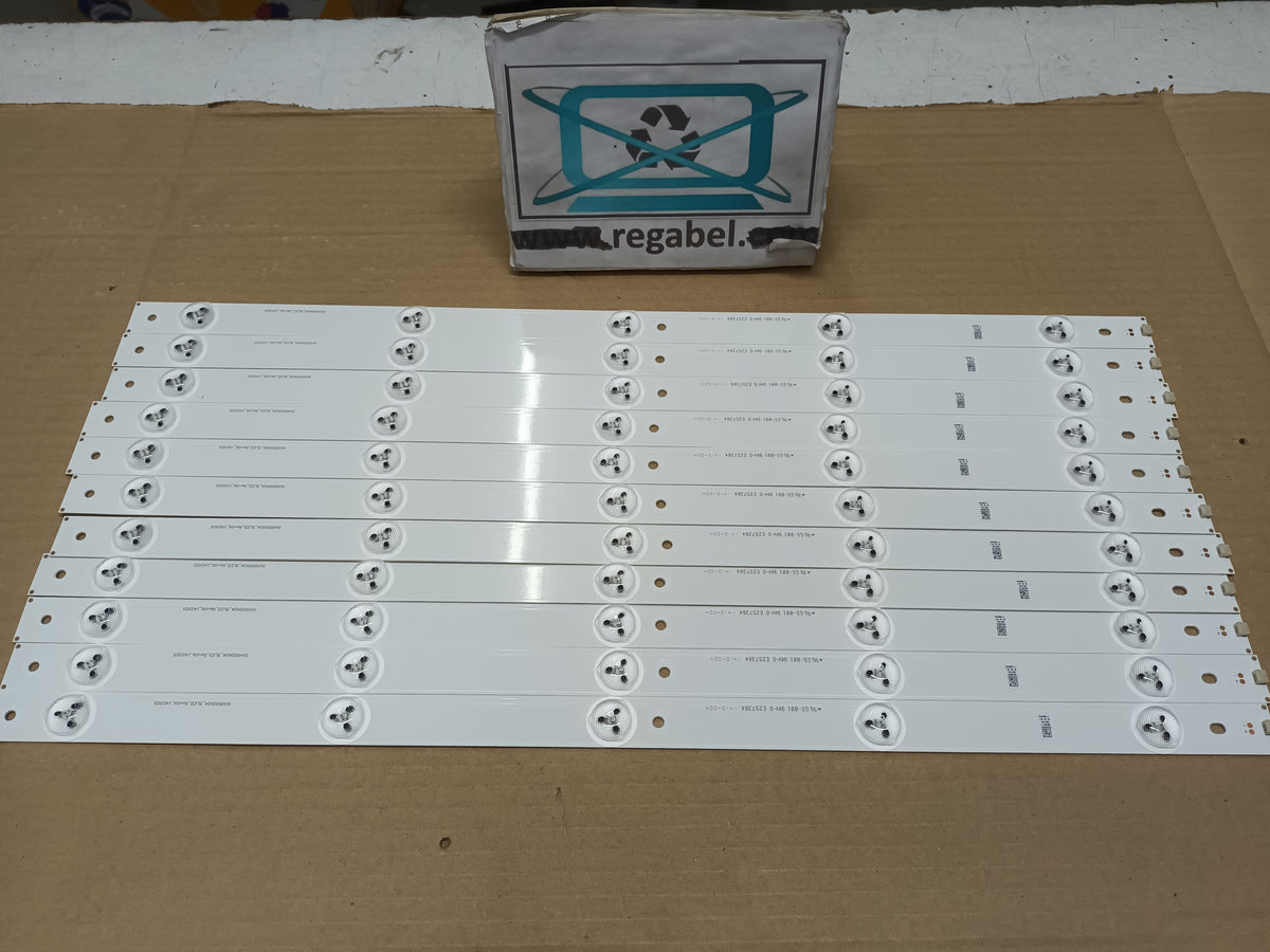 HISENSE LTDN50K220WSEU, KIT 11 TIRAS LED