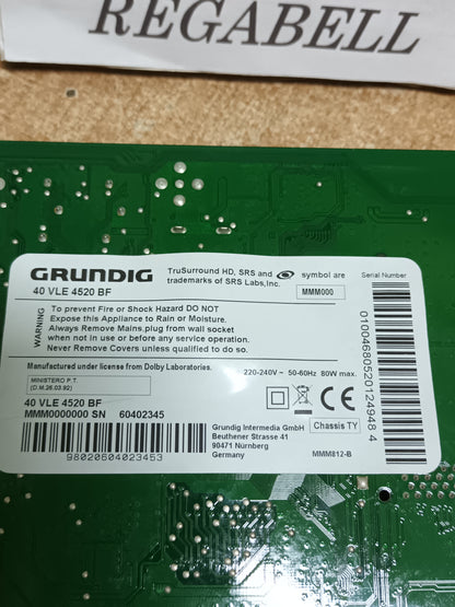 VTY190R-6, de GRUNDIG 40VLE4520BF