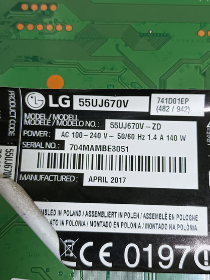 EAX67545501(1.8), de LG55UJ670V